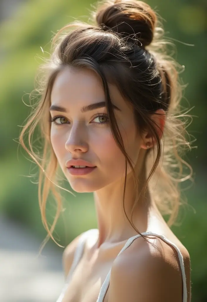 10 Jaw-Dropping Updo Hairstyles Perfect for Any Occasion (Number 8 Is a Game Changer!) - 2. Messy Bun: Effortlessly Chic