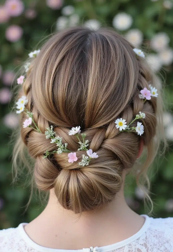 10 Jaw-Dropping Updo Hairstyles Perfect for Any Occasion (Number 8 Is a Game Changer!) - 3. Braided Updo: Bohemian Beauty