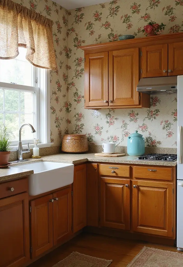14 Luxury Wallpaper Trends That’ll Make Your Home Feel Like a Palace (You’ll Want #5!) - 10. Vintage Revival