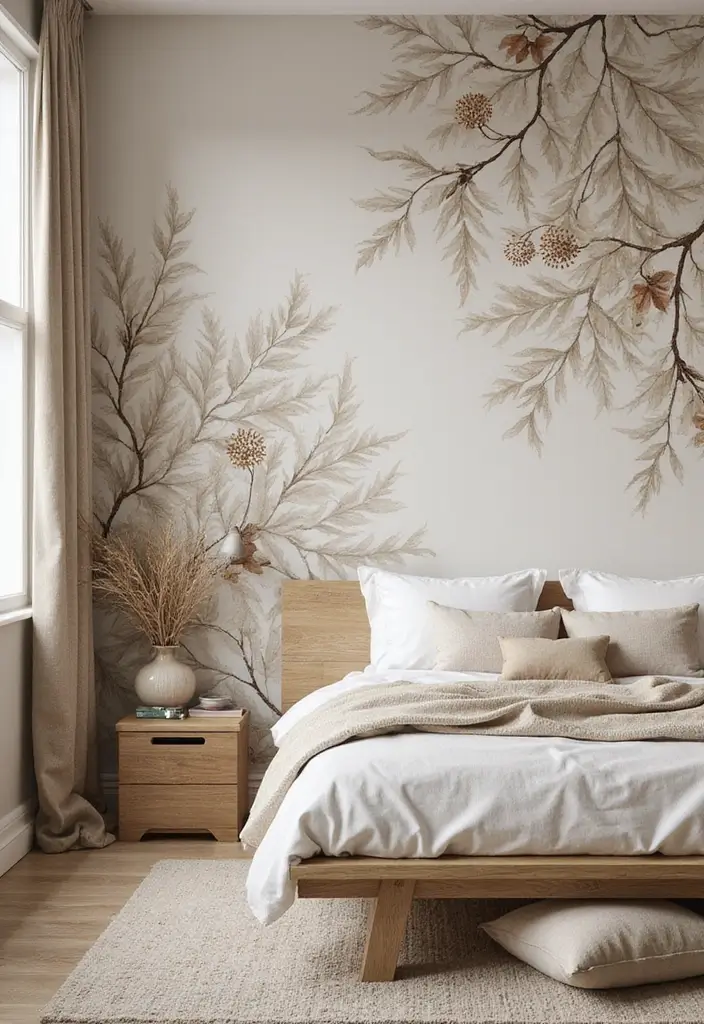 14 Luxury Wallpaper Trends That’ll Make Your Home Feel Like a Palace (You’ll Want #5!) - 7. Organic Prints