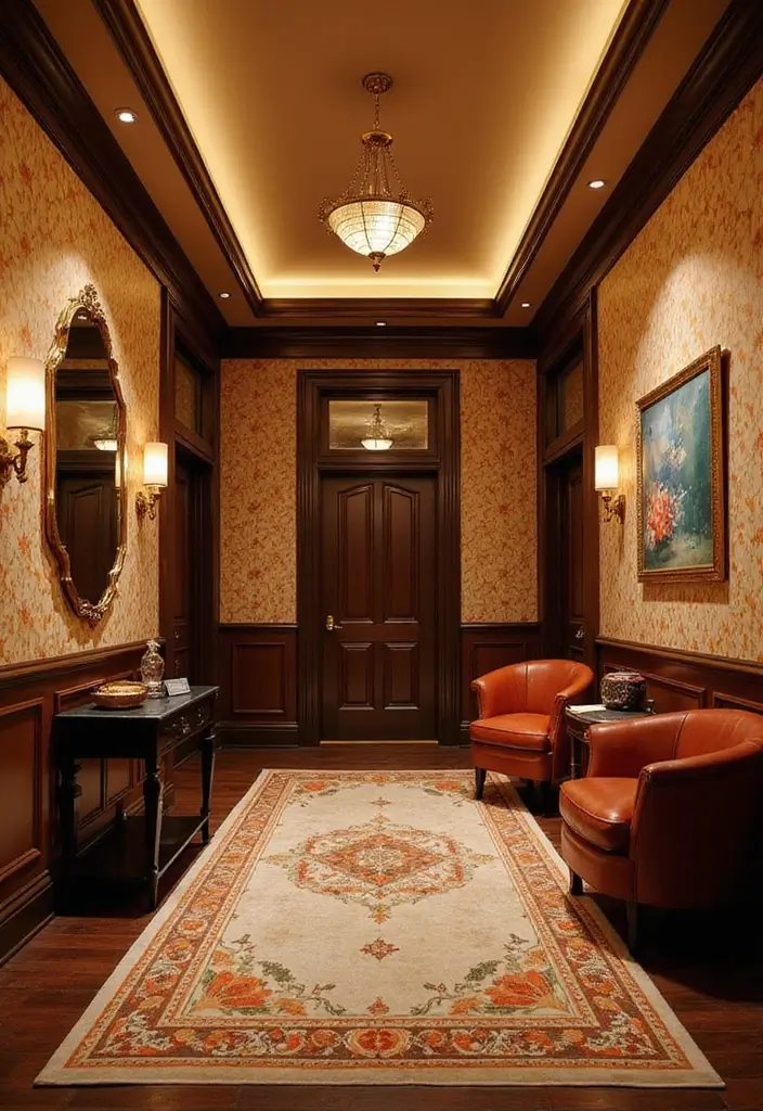 14 Luxury Wallpaper Trends That’ll Make Your Home Feel Like a Palace (You’ll Want #5!) - 8. Art Deco Revival