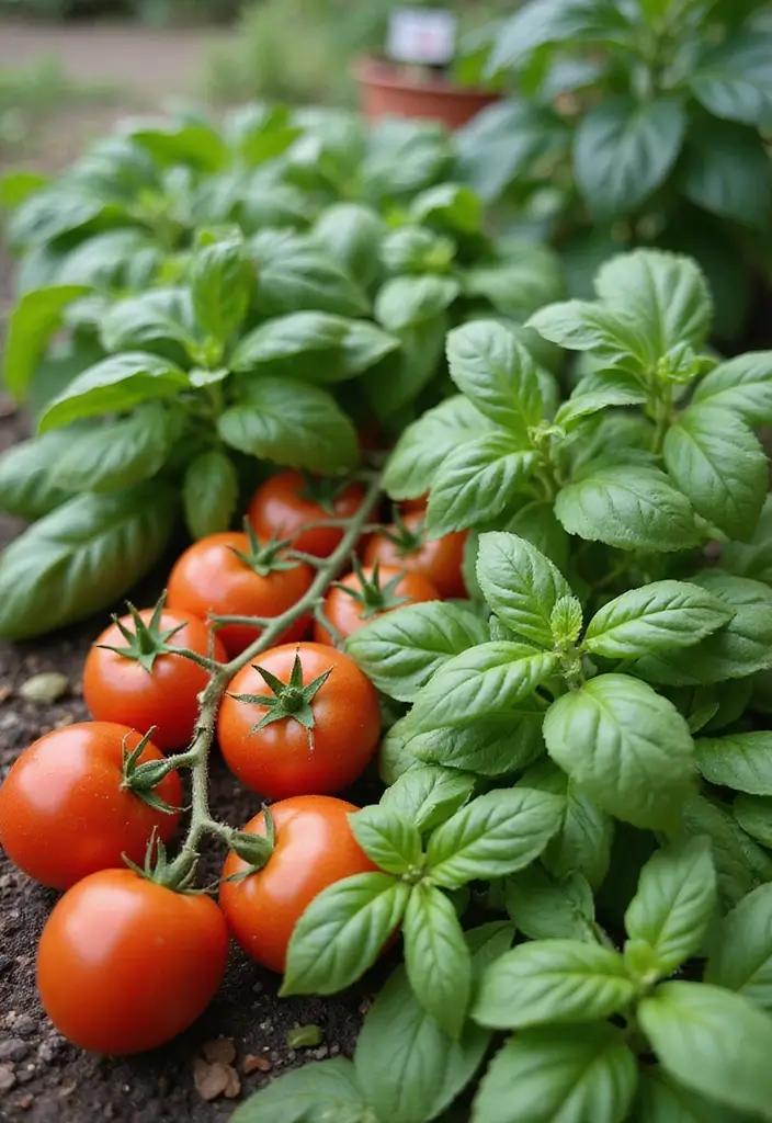 20 Fresh Herb Garden Ideas That Will Elevate Your Cooking (And Your Mood!) - 13. Herb Garden with Companion Planting