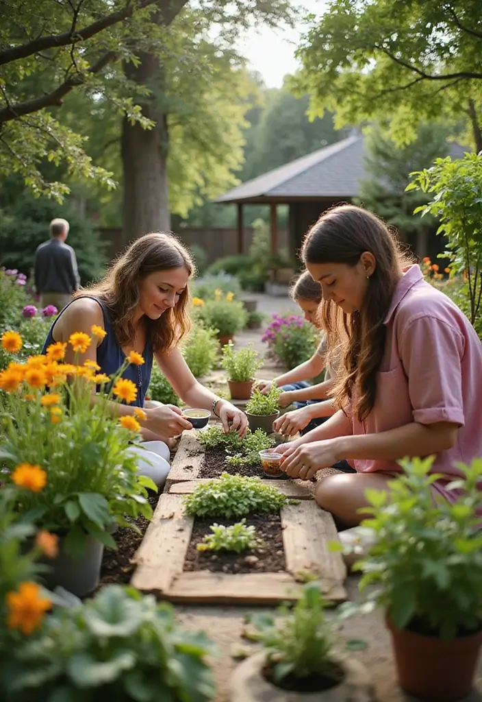 20 Fresh Herb Garden Ideas That Will Elevate Your Cooking (And Your Mood!) - 15. Herb Garden Tea Party
