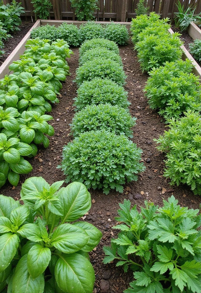 20 Fresh Herb Garden Ideas That Will Elevate Your Cooking (And Your Mood!) - 9. Square Foot Herb Garden