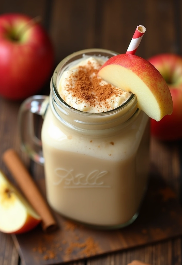 12 Breakfast Smoothie Recipes That Make Mornings a Breeze (You Must Try #8!) - 9. Apple Pie Smoothie
