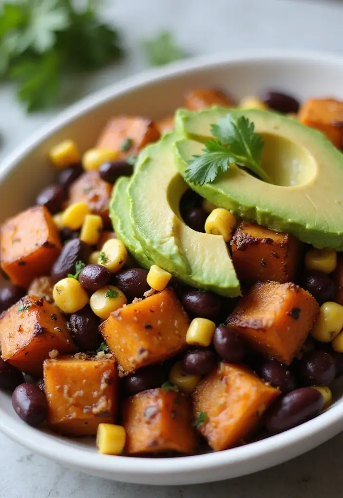 15 Healthy Dinner Ideas That Are Tasty and Guilt-Free (Try #8 Tonight!) - 10. Sweet Potato and Black Bean Bowl