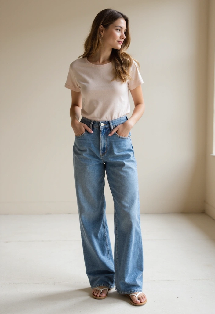 20 Casual Jeans for Seniors That Are Perfect for Any Day (You’ll Want #7!) - 3. Wide-Leg Jeans