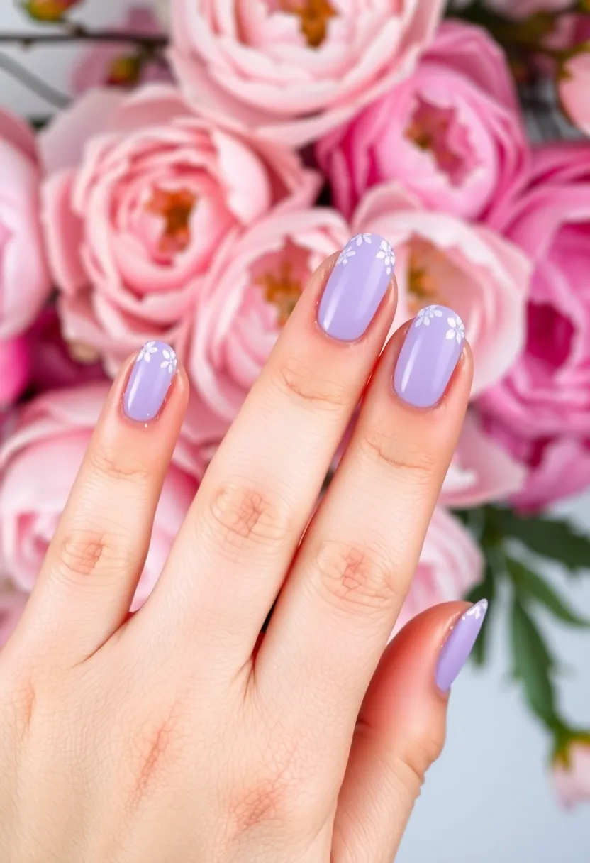 30 Nail Color Ideas That Are Perfect for Every Season (You’ll Love #22!) - 13. Lilac Love