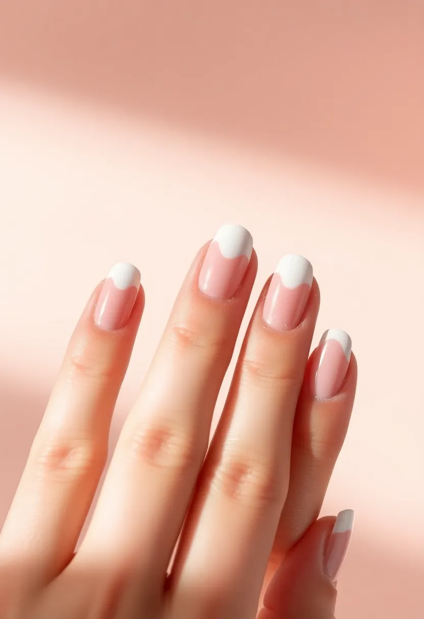 30 Nail Color Ideas That Are Perfect for Every Season (You’ll Love #22!) - 17. Classic French Tips