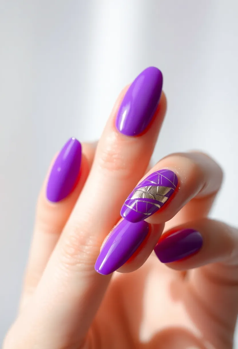30 Nail Color Ideas That Are Perfect for Every Season (You’ll Love #22!) - 18. Electric Purple