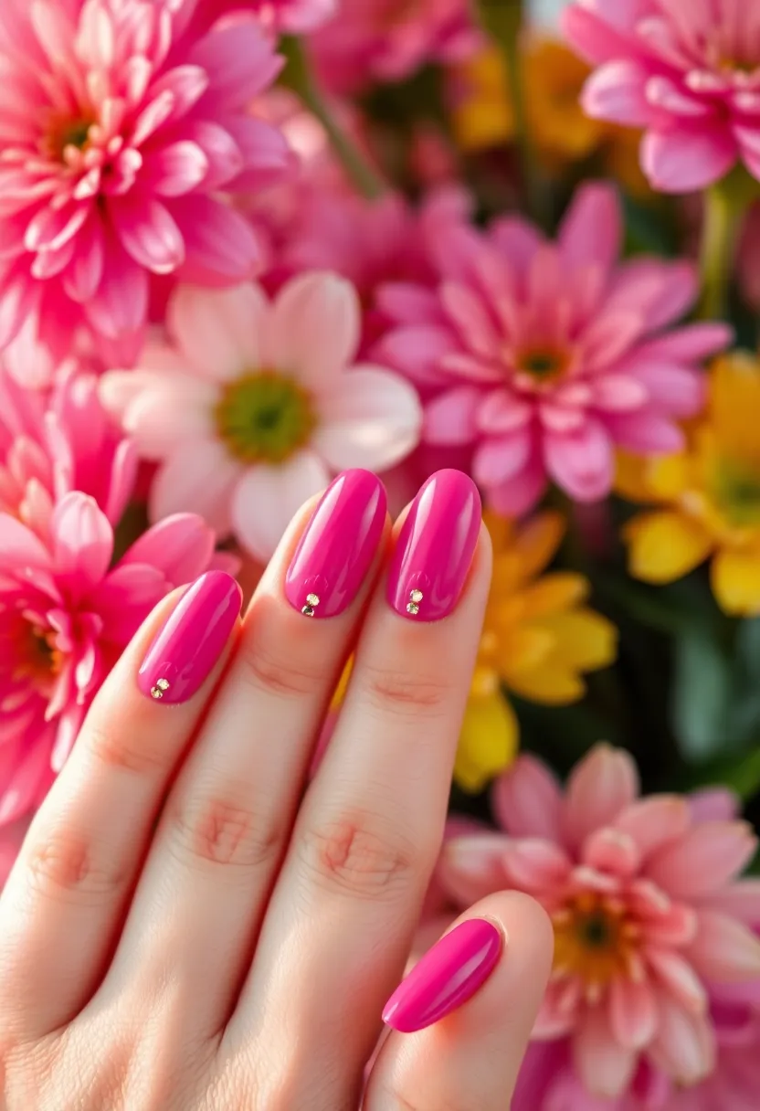 30 Nail Color Ideas That Are Perfect for Every Season (You’ll Love #22!) - 26. Flirty Fuchsia