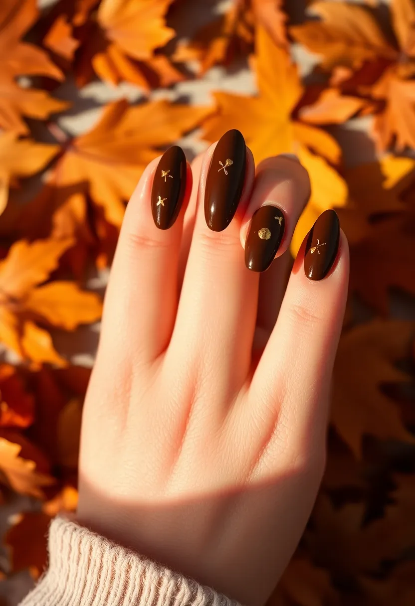 30 Nail Color Ideas That Are Perfect for Every Season (You’ll Love #22!) - 27. Rich Chocolate Brown