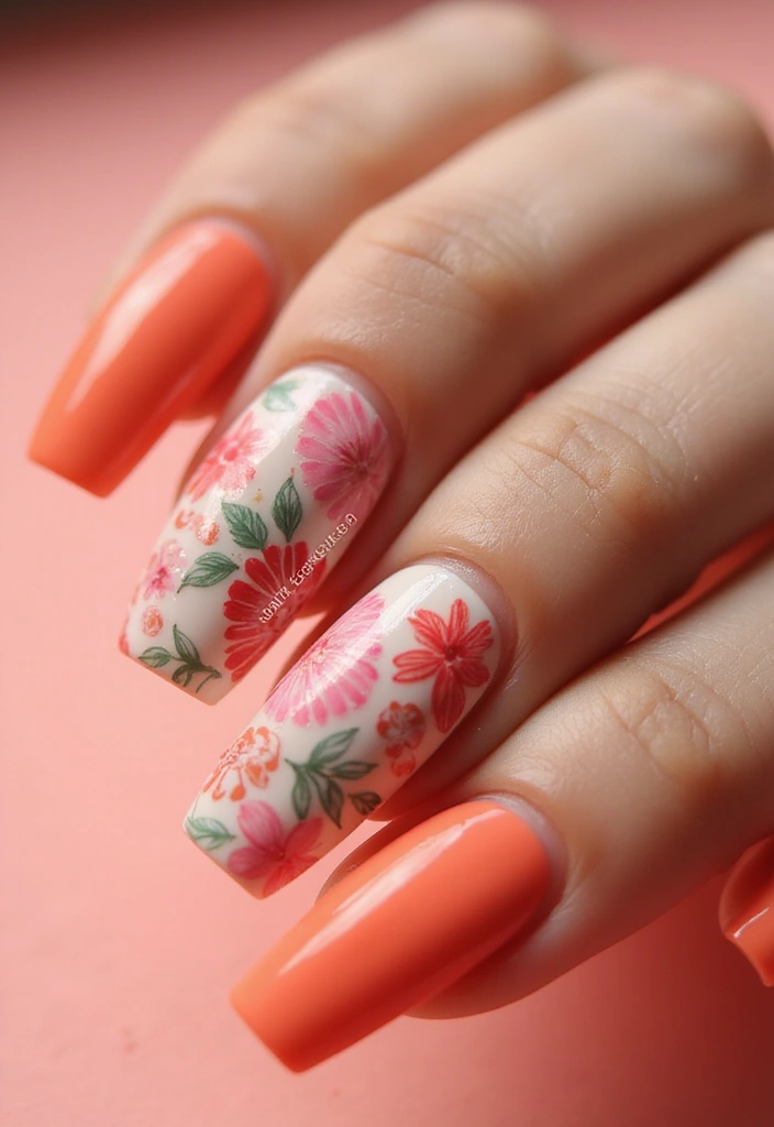 30 Nail Color Ideas That Are Perfect for Every Season (You’ll Love #22!) - 7. Playful Coral