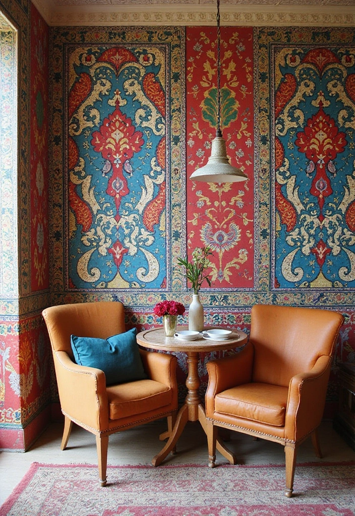 12 Mind-Blowing Eclectic Decor Tips That'll Transform Any Space! - 10. Bold Wallpapers and Wall Treatments