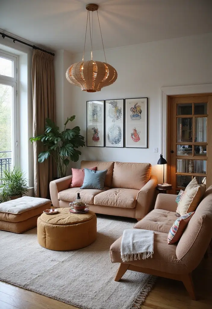 12 Mind-Blowing Eclectic Decor Tips That'll Transform Any Space! - 7. Unique Furniture Arrangements