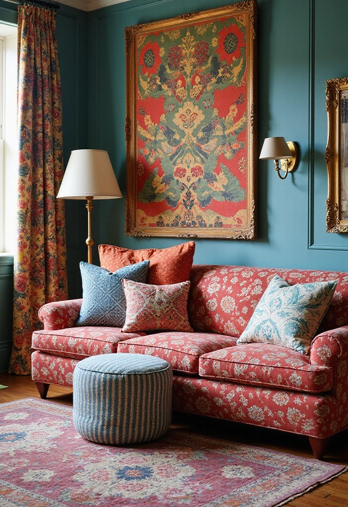 12 Mind-Blowing Eclectic Decor Tips That'll Transform Any Space! - 8. Playful Patterns