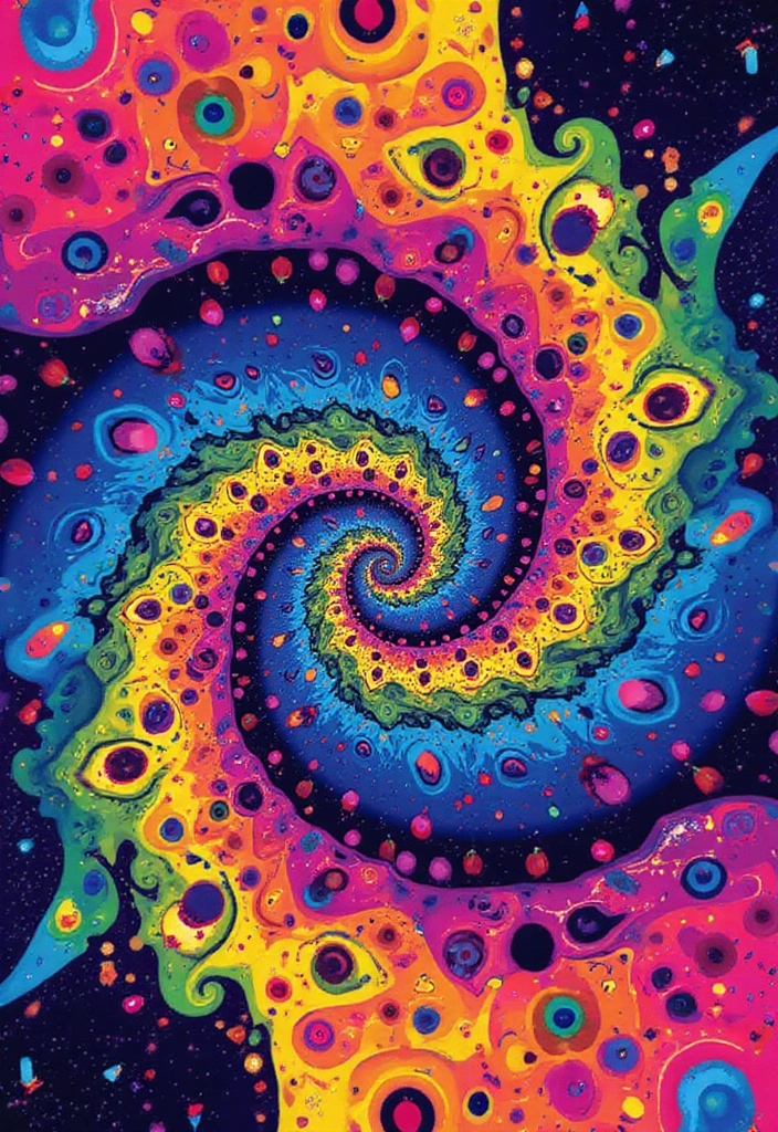 15 Jaw-Dropping Y2K PFP Ideas That’ll Make Your Feed Pop (You Won't Believe #7!) - 13. Psychedelic Swirls