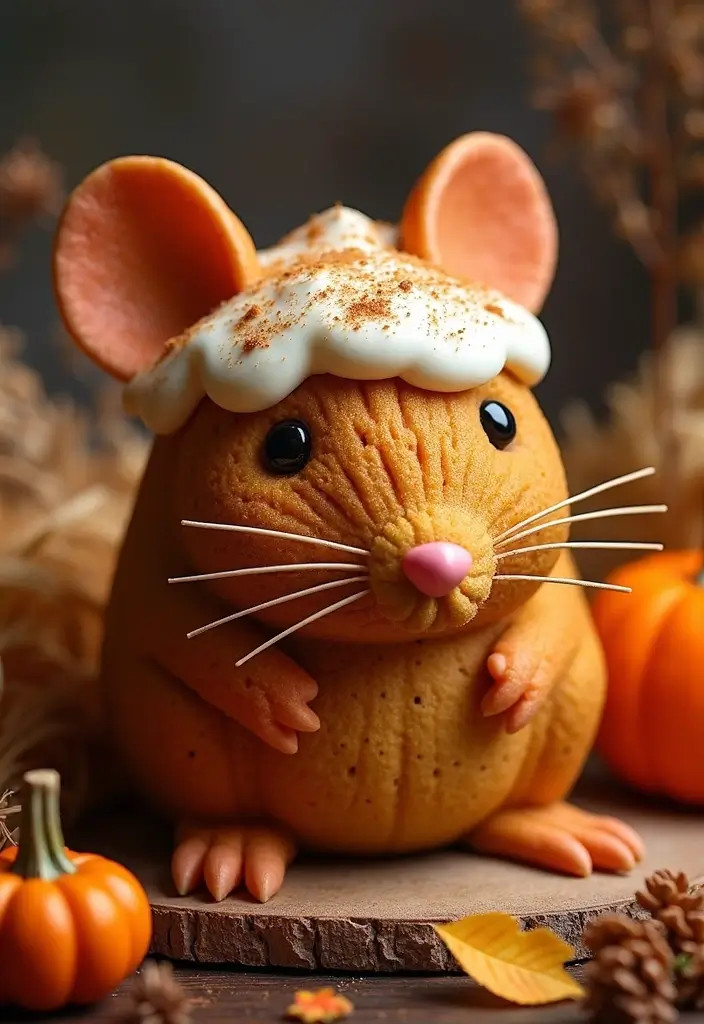 12 Rat Cake Creations That Will Steal the Show at Your Next Party! - 8. Pumpkin Spice Rat Cake