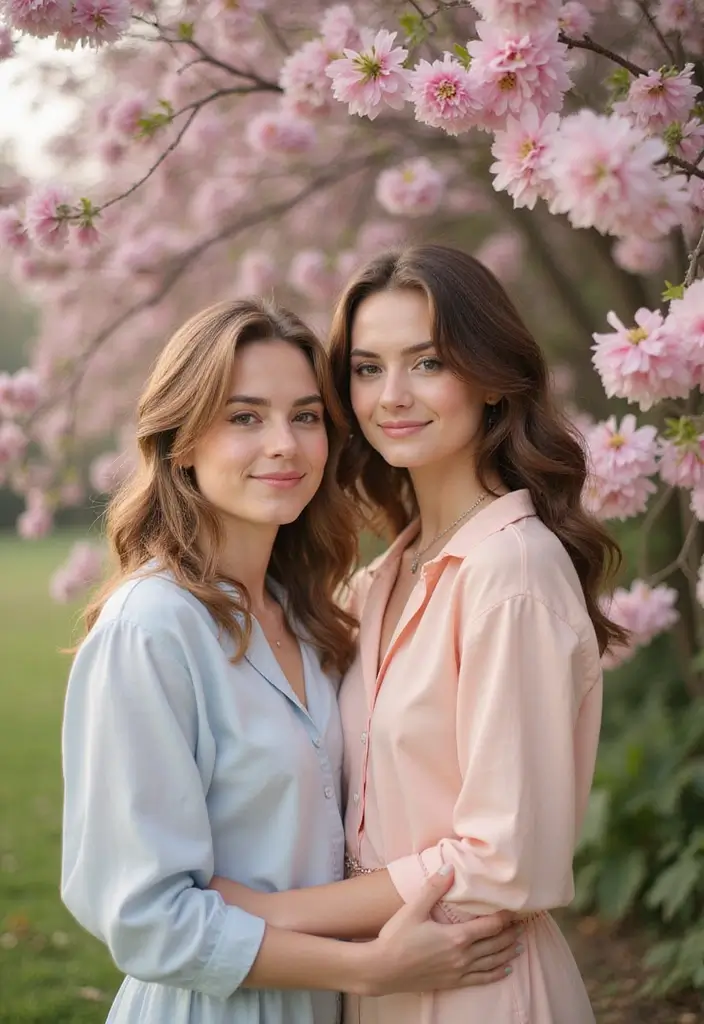 20 Trendy Casual Outfits for Couples That Will Turn Heads Everywhere You Go! - 16. Soft Pastels