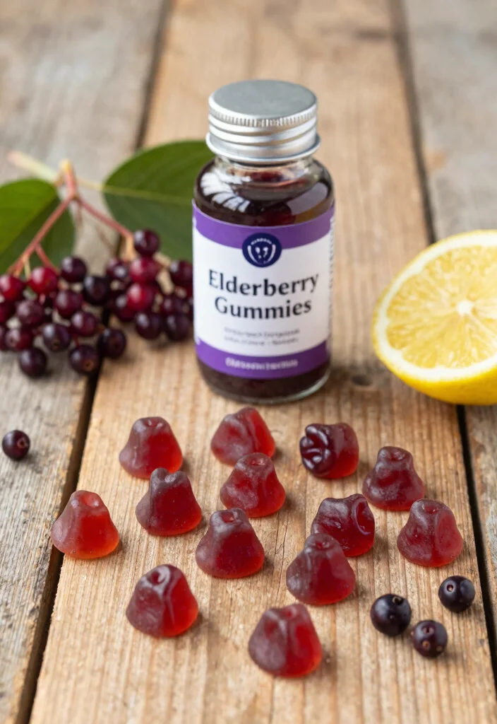 10 Amazing Gummy Vitamins That Will Transform Your Health (You Won't Believe #5!) - 7. Elderberry Gummies: Nature's Defense Against Colds 1